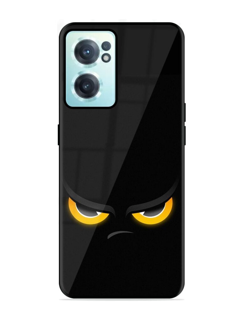 Scary Yellow Eye Glossy Metal TPU Phone Cover for Oneplus Nord Ce 2 (5G) Zapvi