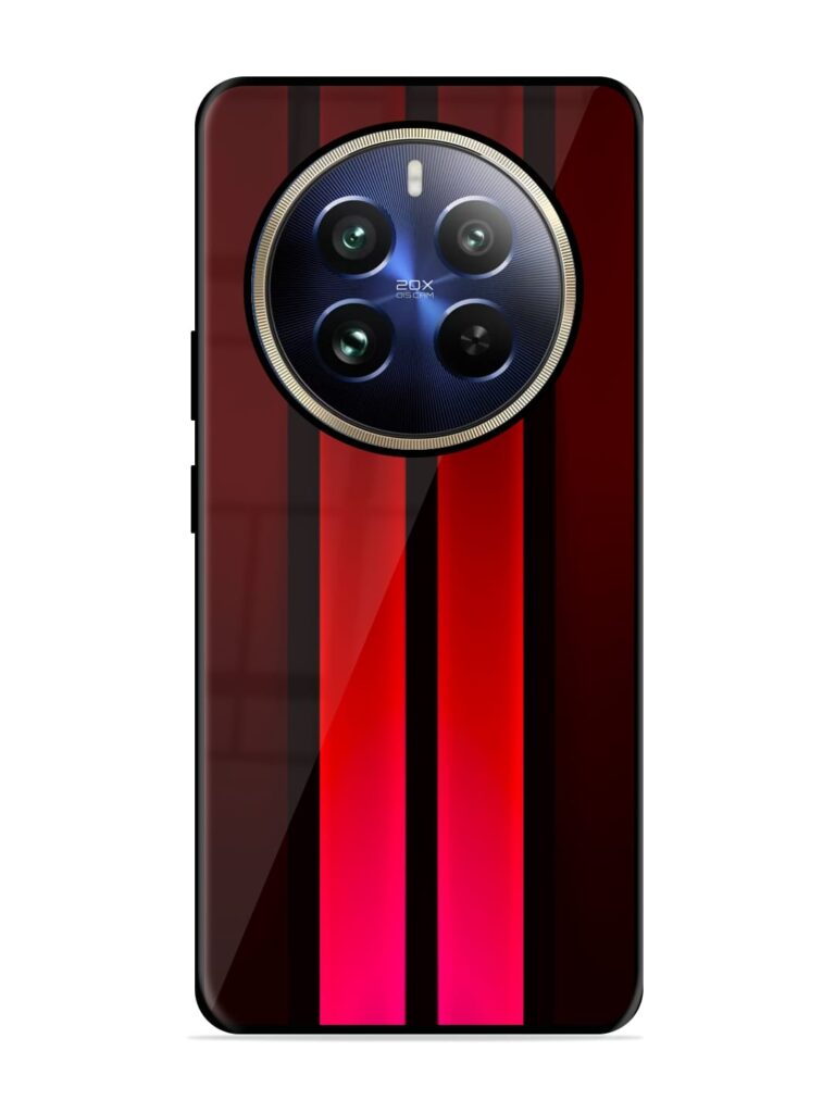 Netlix Ribbons Glossy Metal Phone Cover for Realme 12 Pro (5G) Zapvi