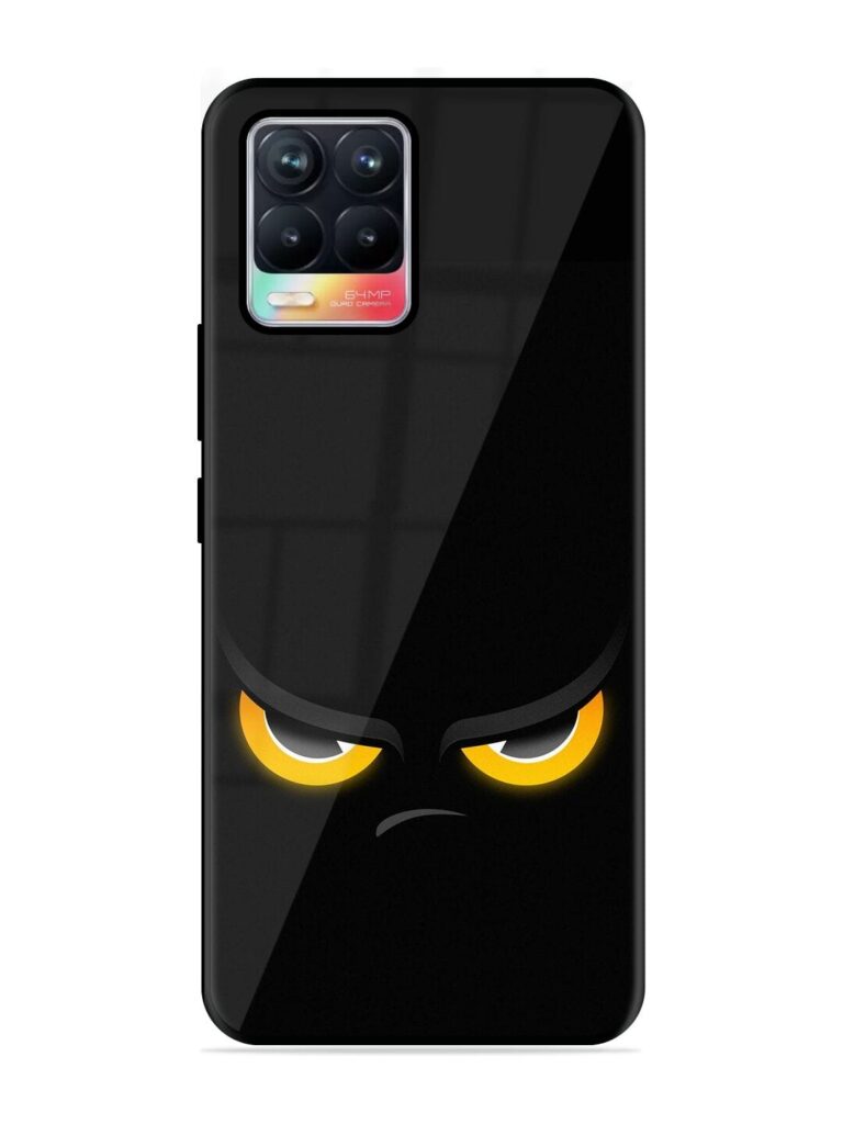 Scary Yellow Eye Glossy Metal TPU Phone Cover for Realme 8 (4G) Zapvi