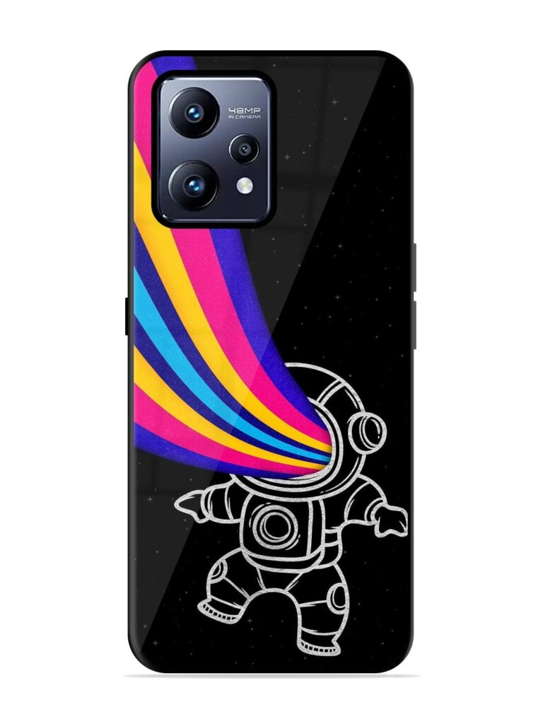 Astronaut Glossy Metal TPU Phone Cover for Realme Narzo 50 Pro Zapvi