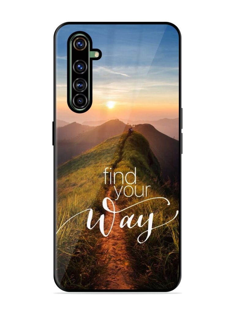 Find Your Way Glossy Metal Phone Cover for Realme X50 Pro Zapvi