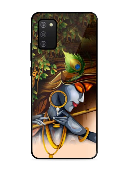 Krishna Glossy Metal Phone Cover for Samsung Galaxy A02S Zapvi