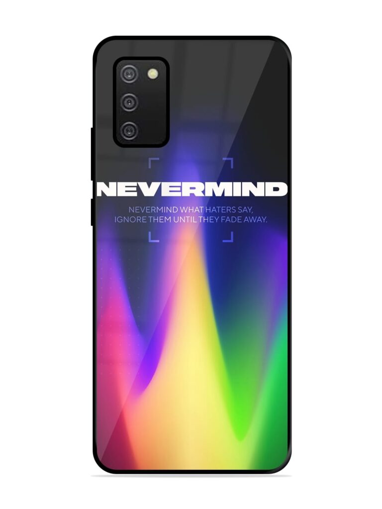 Nevermind Glossy Metal Phone Cover for Samsung Galaxy A02S Zapvi