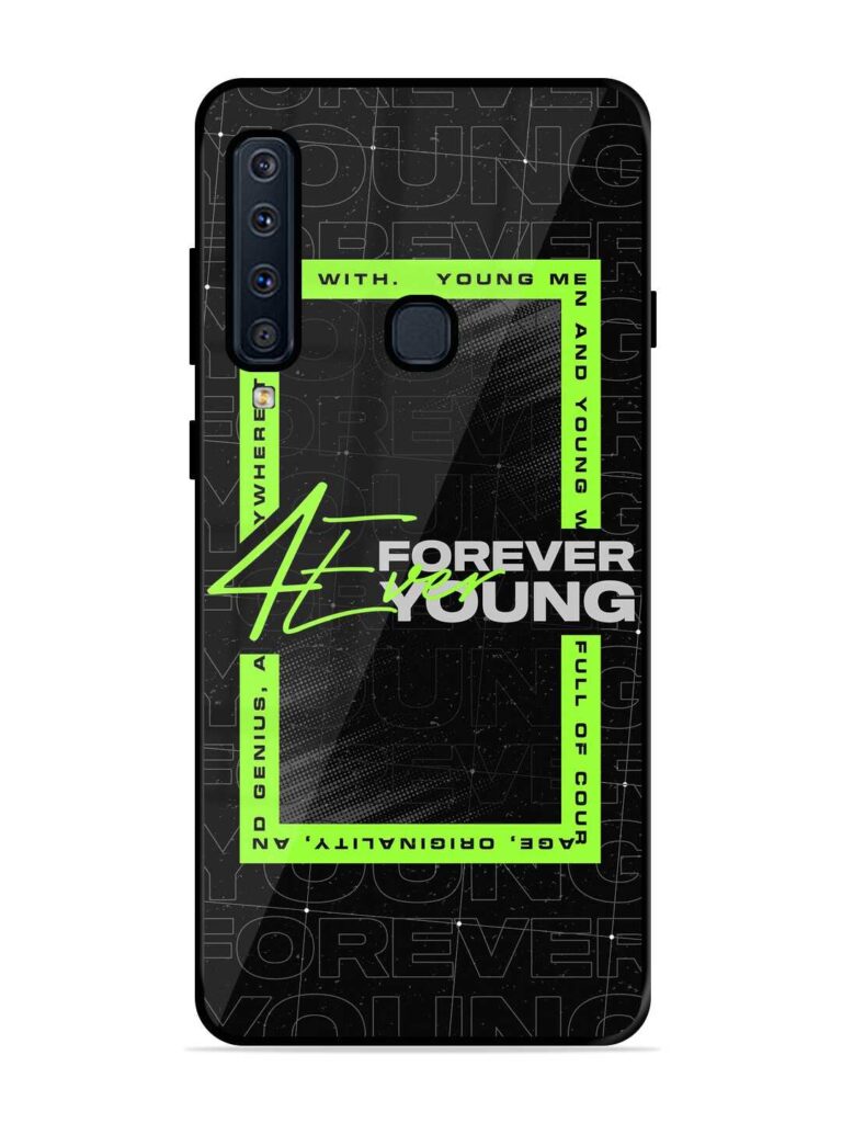Forever Young Glossy Metal Phone Cover for Samsung Galaxy A9 (2018) Zapvi