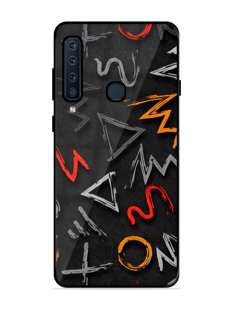 Grungy Graffiti Glossy Metal Phone Cover for Samsung Galaxy A9 (2018) Zapvi