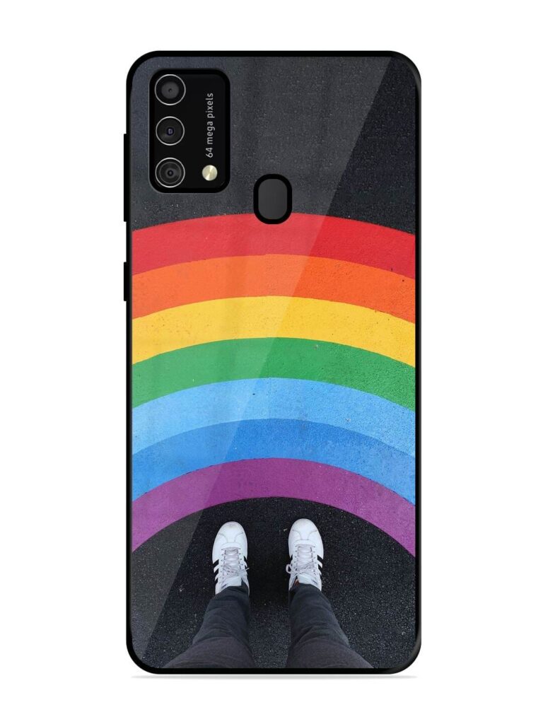 Legs Rainbow Glossy Metal TPU Phone Cover for Samsung Galaxy F41 Zapvi