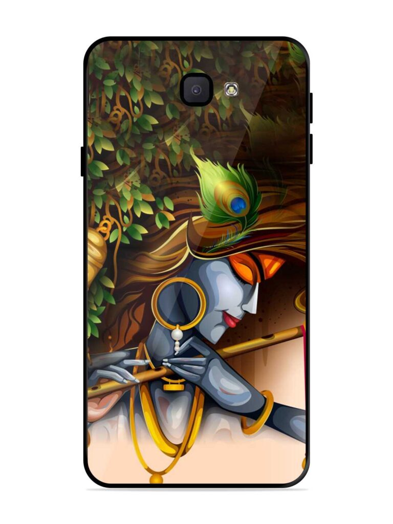 Krishna Glossy Metal Phone Cover for Samsung Galaxy J7 Prime Zapvi