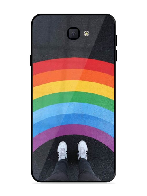 Legs Rainbow Glossy Metal TPU Phone Cover for Samsung Galaxy J7 Prime Zapvi