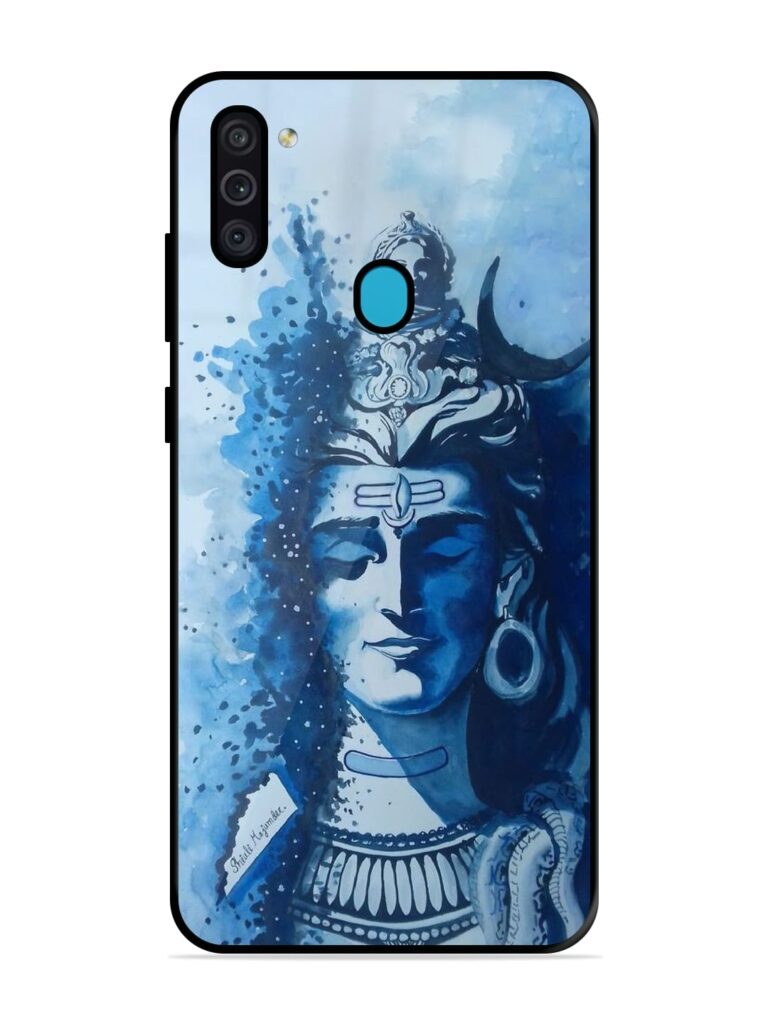 Shiv Art Glossy Metal Phone Cover for Samsung Galaxy M11 Zapvi