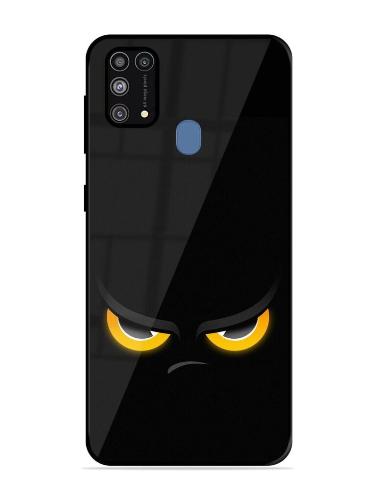 Scary Yellow Eye Glossy Metal TPU Phone Cover for Samsung Galaxy M31 Zapvi