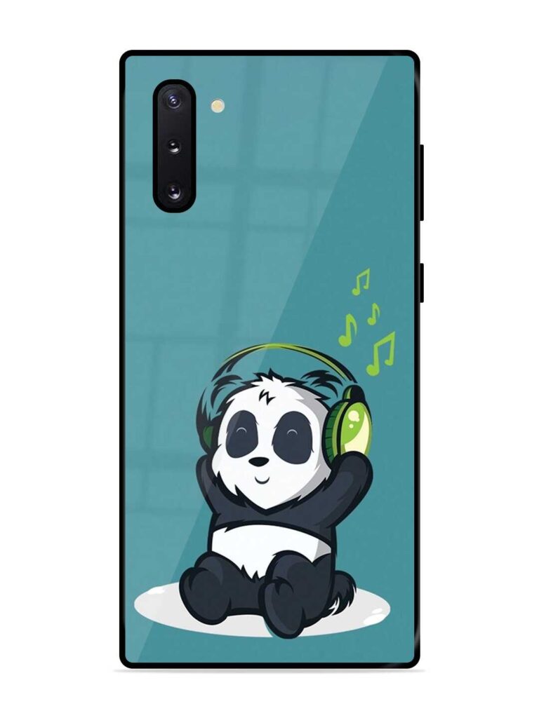 Music Panda Glossy Metal Phone Cover for Samsung Galaxy Note 10 Zapvi