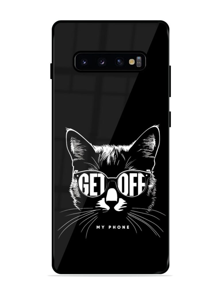 Get Off Glossy Metal TPU Phone Cover for Samsung Galaxy S10 Plus Zapvi