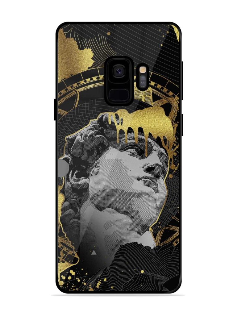 Roman Face Glossy Metal Phone Cover for Samsung Galaxy S9 Zapvi