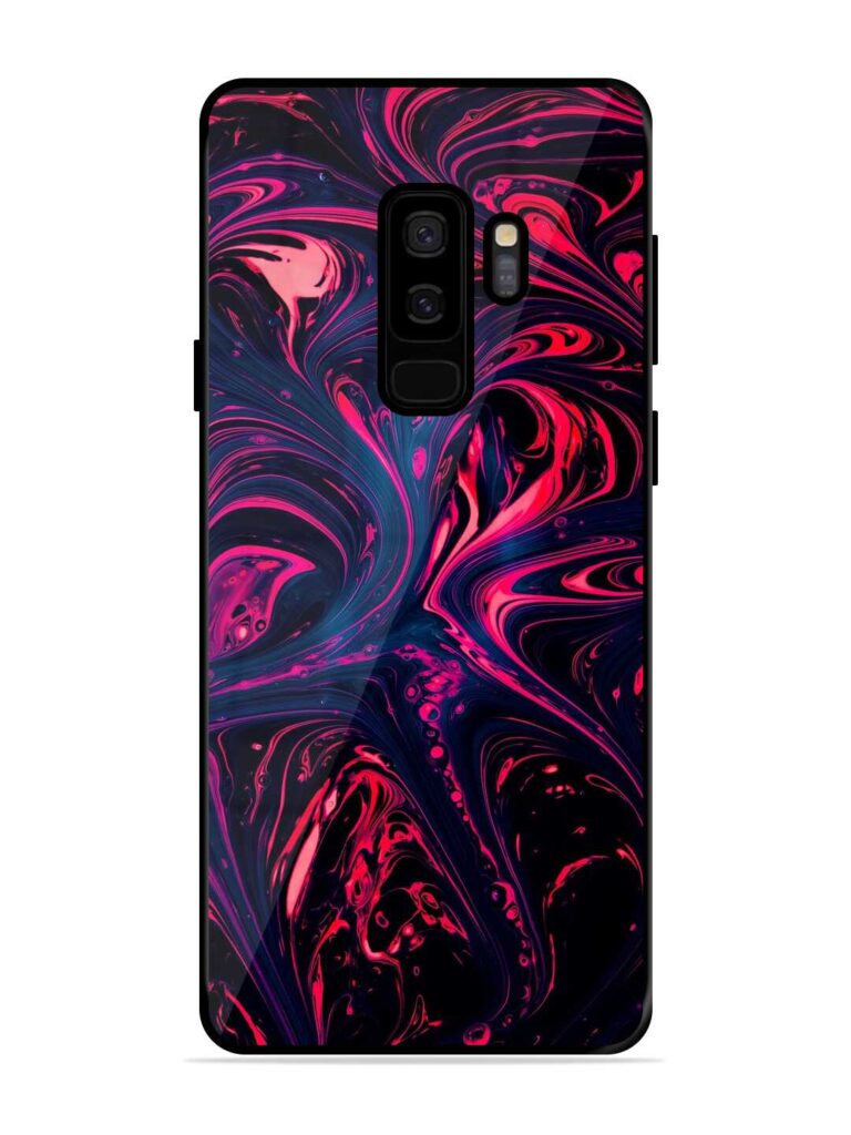 Abstract Background Glossy Metal Phone Cover for Samsung Galaxy S9 Plus Zapvi
