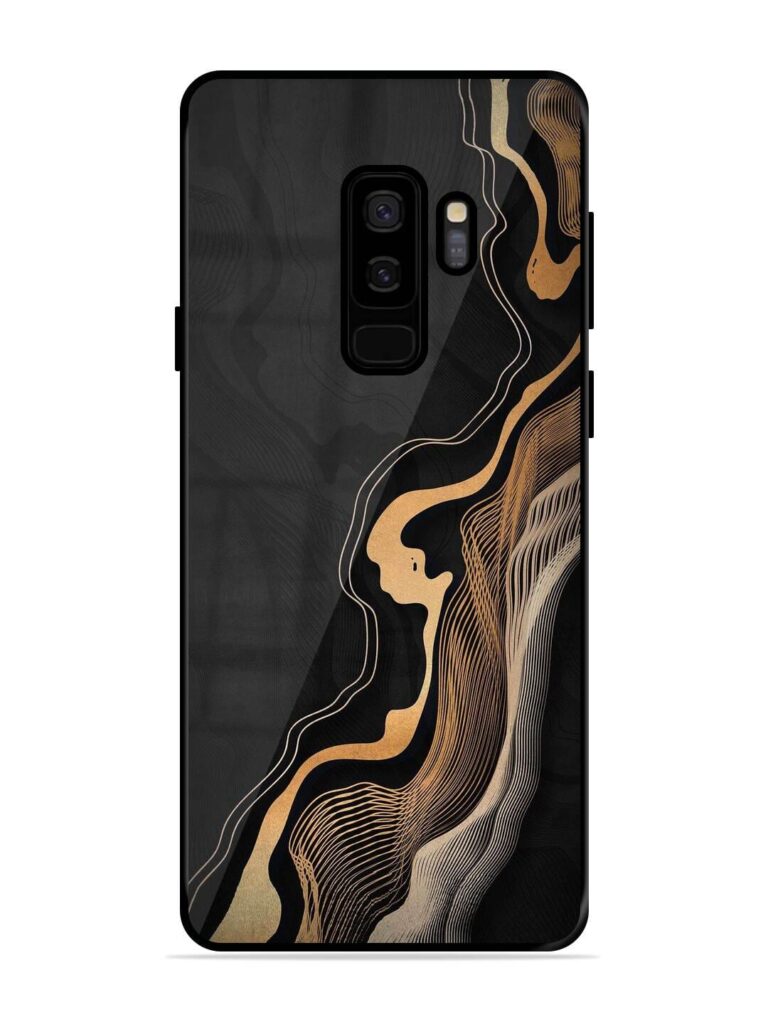 Abstract Art Glossy Metal TPU Phone Cover for Samsung Galaxy S9 Plus Zapvi