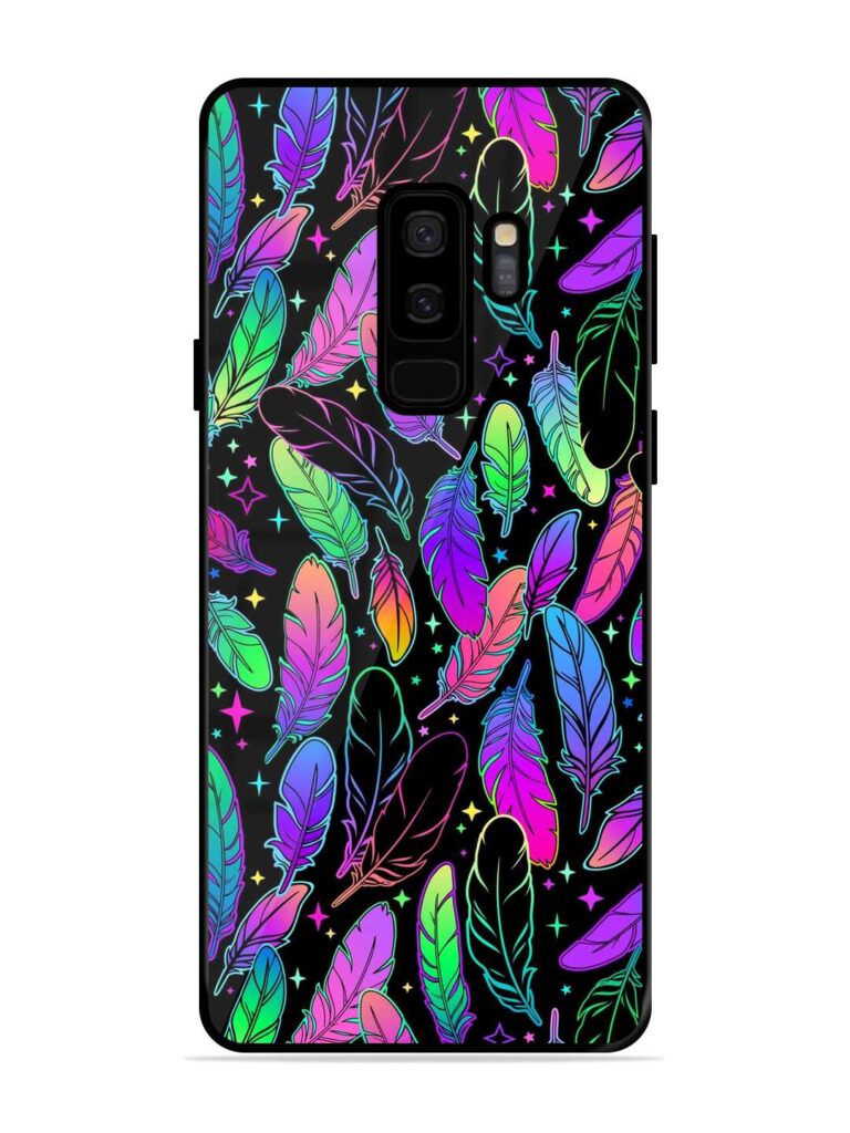Bright Multi Colored Seamless Glossy Metal Phone Cover for Samsung Galaxy S9 Plus Zapvi