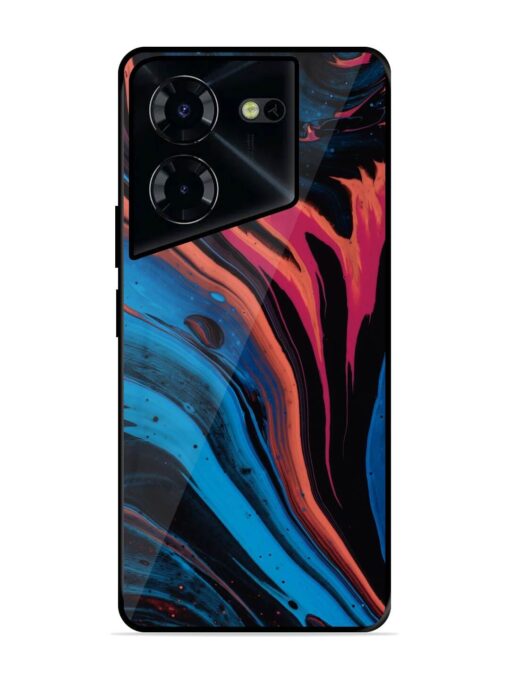 Liquefied Art Glossy Metal TPU Phone Cover for Tecno Pova 5 Pro (5G) Zapvi