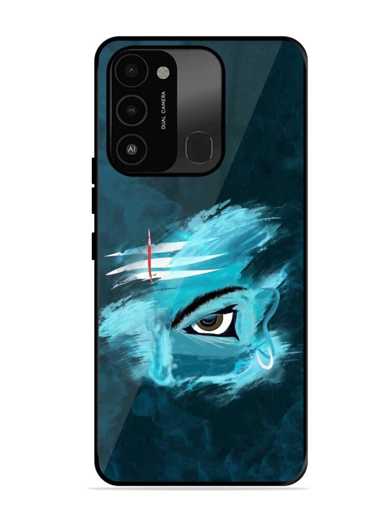 Lord Shiva Glossy Metal Phone Cover for Tecno Spark Go (2022) Zapvi