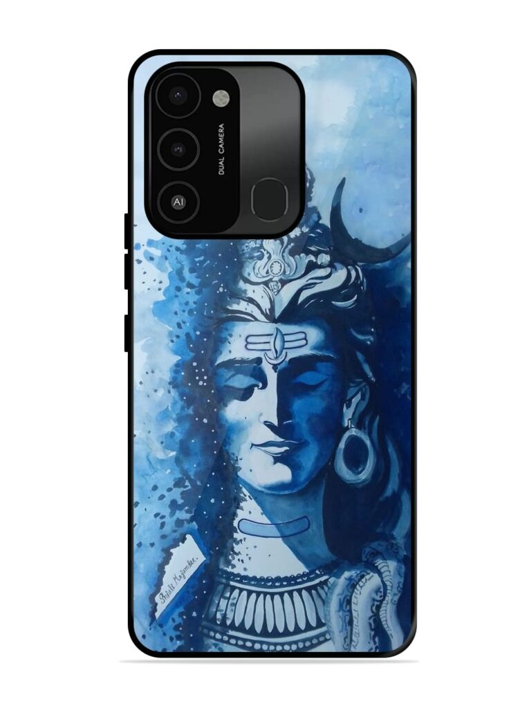 Shiv Art Glossy Metal Phone Cover for Tecno Spark Go (2022) Zapvi
