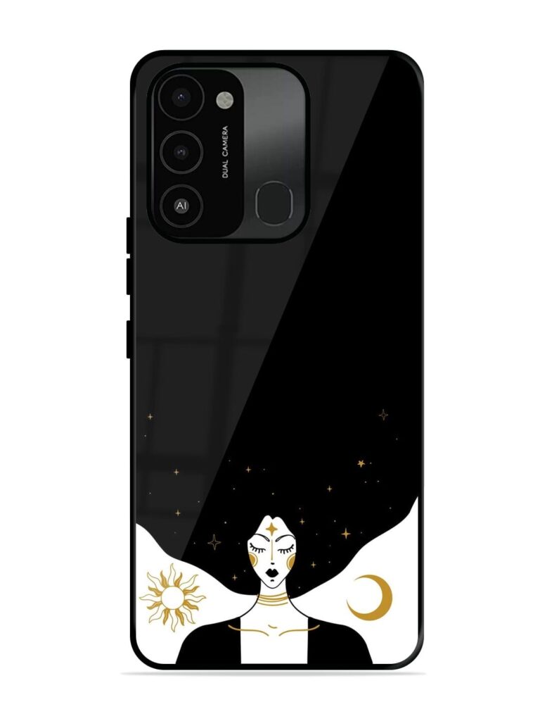 Mystical Vector Vintage Glossy Metal TPU Phone Cover for Tecno Spark Go (2022) Zapvi