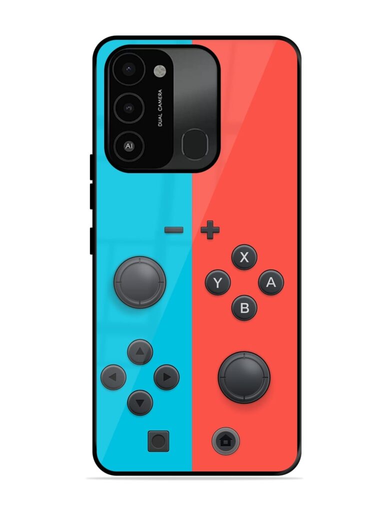 Joystick Nintendo Glossy Metal Phone Cover for Tecno Spark Go (2022) Zapvi
