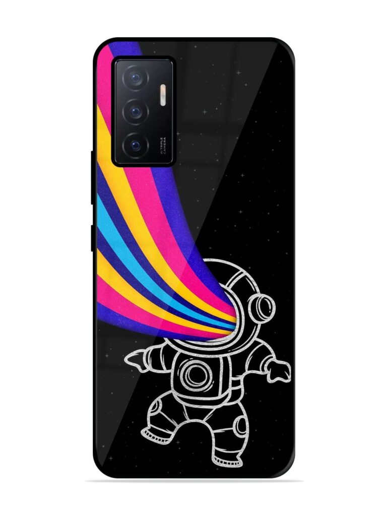 Astronaut Glossy Metal TPU Phone Cover for Vivo V23E (5G) Zapvi