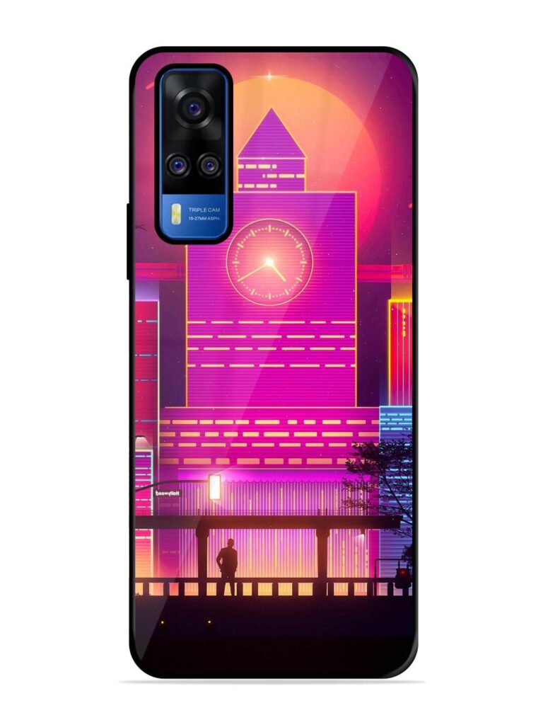 Clock Tower Glossy Metal TPU Phone Cover for Vivo Y51 Zapvi