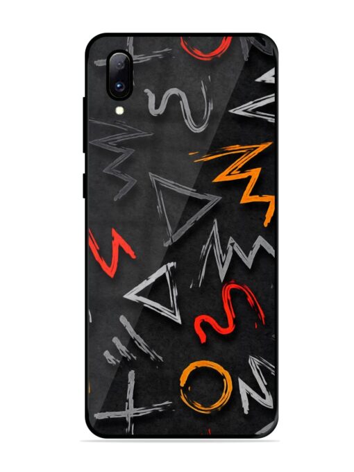 Grungy Graffiti Glossy Metal Phone Cover for Vivo Y97 Zapvi