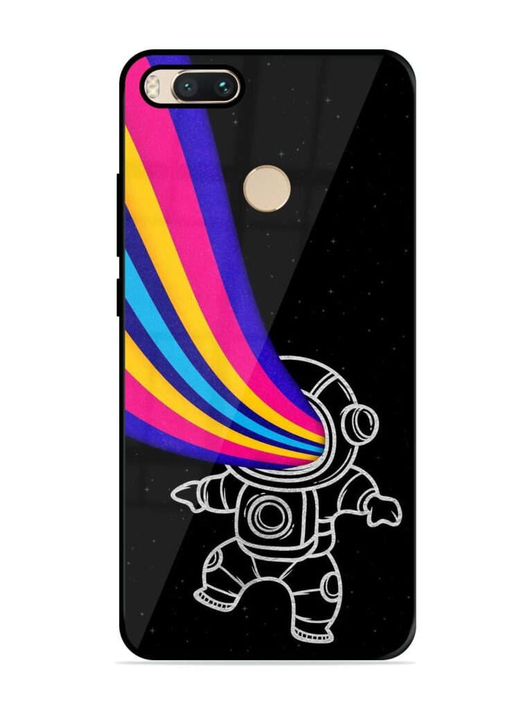 Astronaut Glossy Metal TPU Phone Cover for Xiaomi Mi A1 Zapvi