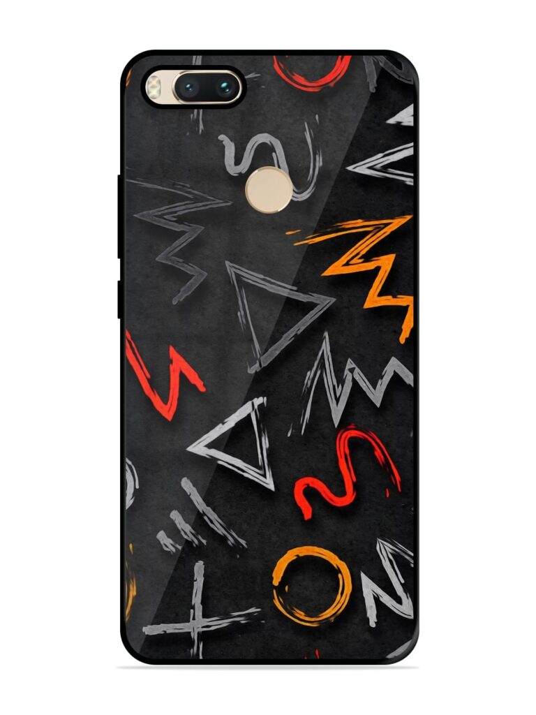 Grungy Graffiti Glossy Metal Phone Cover for Xiaomi Mi A1 Zapvi