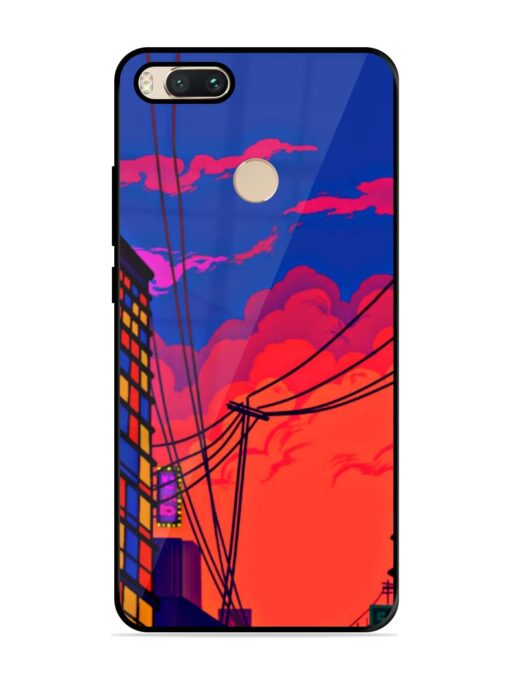 Sky At Morning Glossy Metal Phone Cover for Xiaomi Mi A1 Zapvi