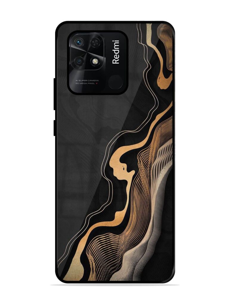 Abstract Art Glossy Metal TPU Phone Cover for Xiaomi Redmi 10 Zapvi