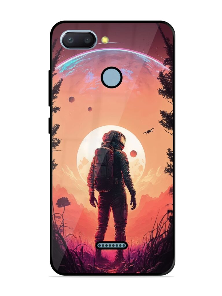 Red Sky At Morning Glossy Metal Phone Cover for Xiaomi Redmi 6 Zapvi