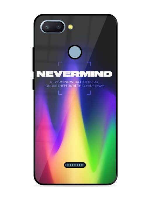 Nevermind Glossy Metal Phone Cover for Xiaomi Redmi 6 Zapvi