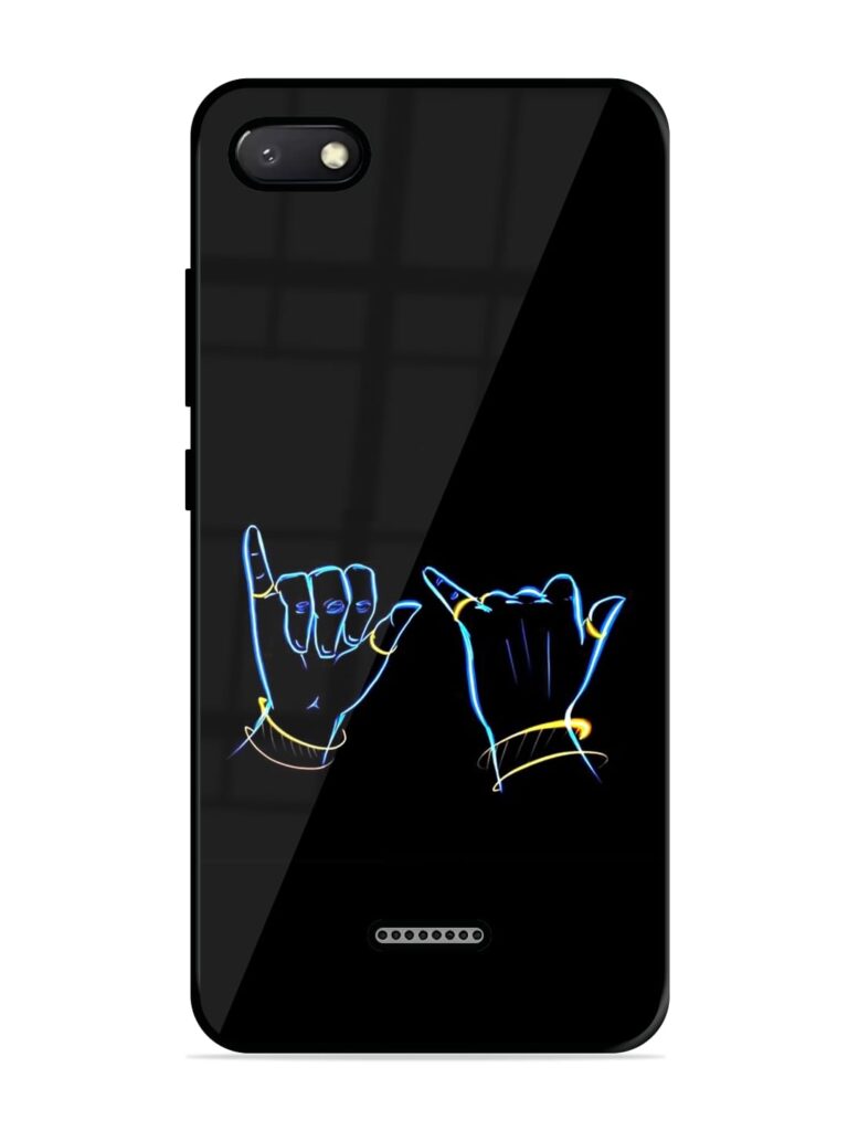 Symbolic Krishna Flute Glossy Metal Phone Cover for Xiaomi Redmi 6A Zapvi