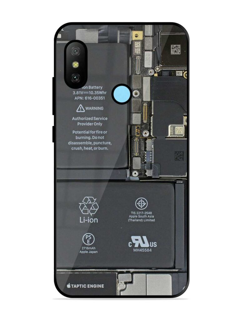 Phone Insider Glossy Metal Phone Cover for Xiaomi Redmi 6 Pro Zapvi