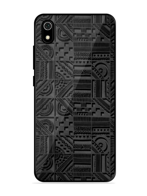 Seamless Pattern Glossy Metal Phone Cover for Xiaomi Redmi 7A Zapvi