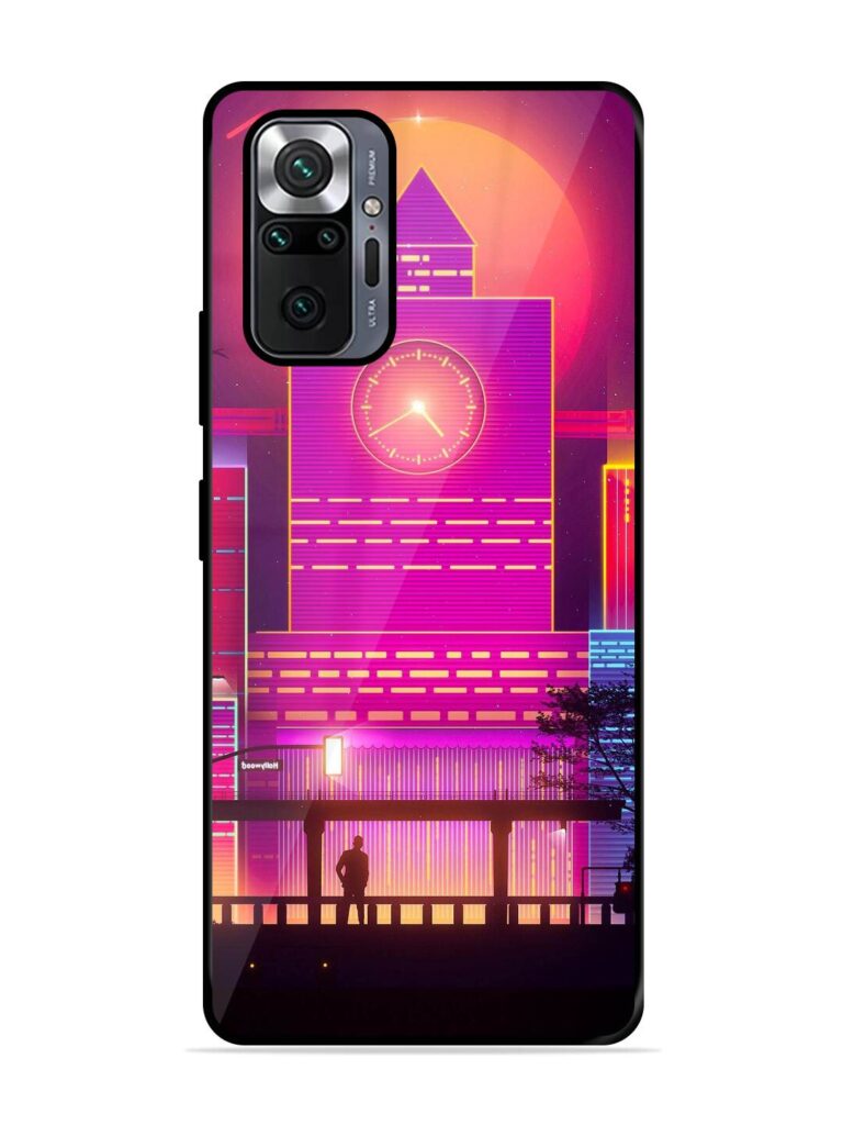 Clock Tower Glossy Metal TPU Phone Cover for Xiaomi Redmi Note 10 Pro Zapvi