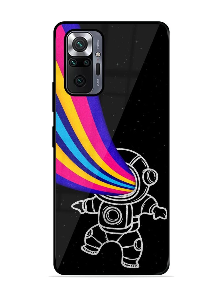 Astronaut Glossy Metal TPU Phone Cover for Xiaomi Redmi Note 10 Pro Zapvi