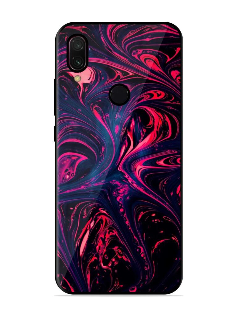 Abstract Background Glossy Metal Phone Cover for Xiaomi Redmi Y3 Zapvi