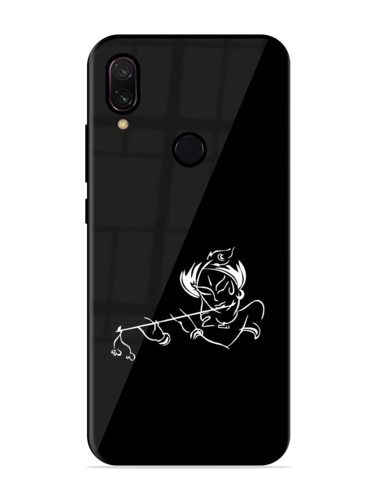 Krishna Flute Glossy Metal Phone Cover for Xiaomi Redmi Y3 Zapvi