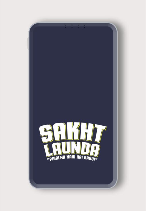 Sakht Launda Humorous Printed Designer 10000 mAh PowerBank Zapvi