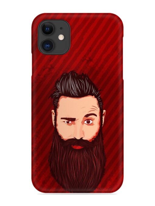 Beardo Man Snap Case for Apple Iphone 11 Zapvi