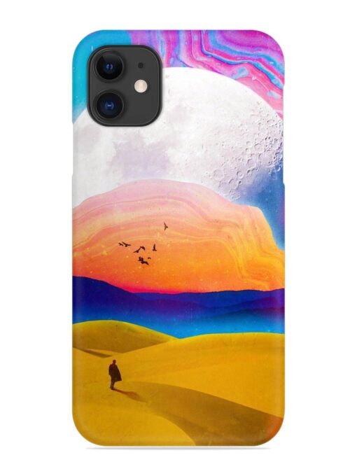 Sandy Desert Snap Case for Apple Iphone 11 Zapvi