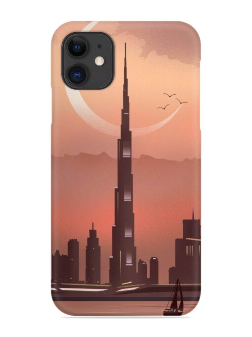 Landmark Burj Khalifa Snap Case for Apple Iphone 11 Zapvi