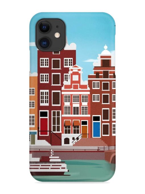 Scenery Architecture Amsterdam Landscape Snap Case for Apple Iphone 11 Zapvi