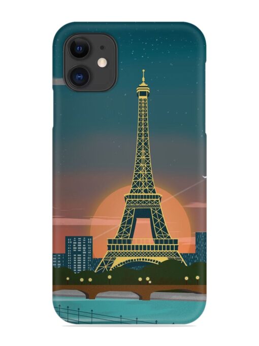 Scenery Architecture France Paris Snap Case for Apple Iphone 11 Zapvi