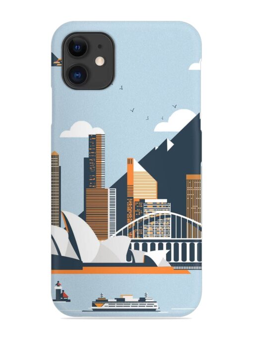 Sydney Opera Landscape Snap Case for Apple Iphone 11 Zapvi