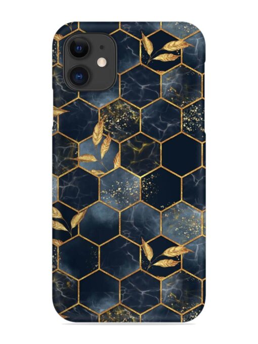 Marble Hexagon Seamless Snap Case for Apple Iphone 11 Zapvi