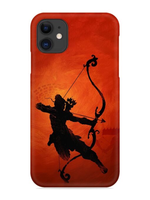 Illustration Lord Rama Snap Case for Apple Iphone 11 Zapvi